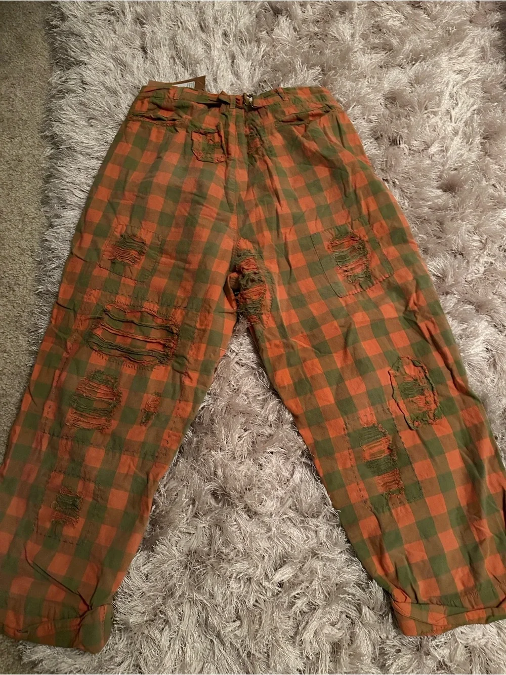 NWT Magnolia Pearl Check Charmie Trousers - Picture 10 of 11